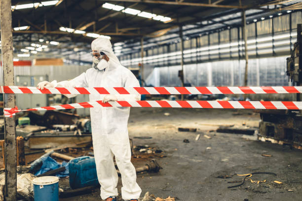 Professional Biohazard technician working in Tilden, NE